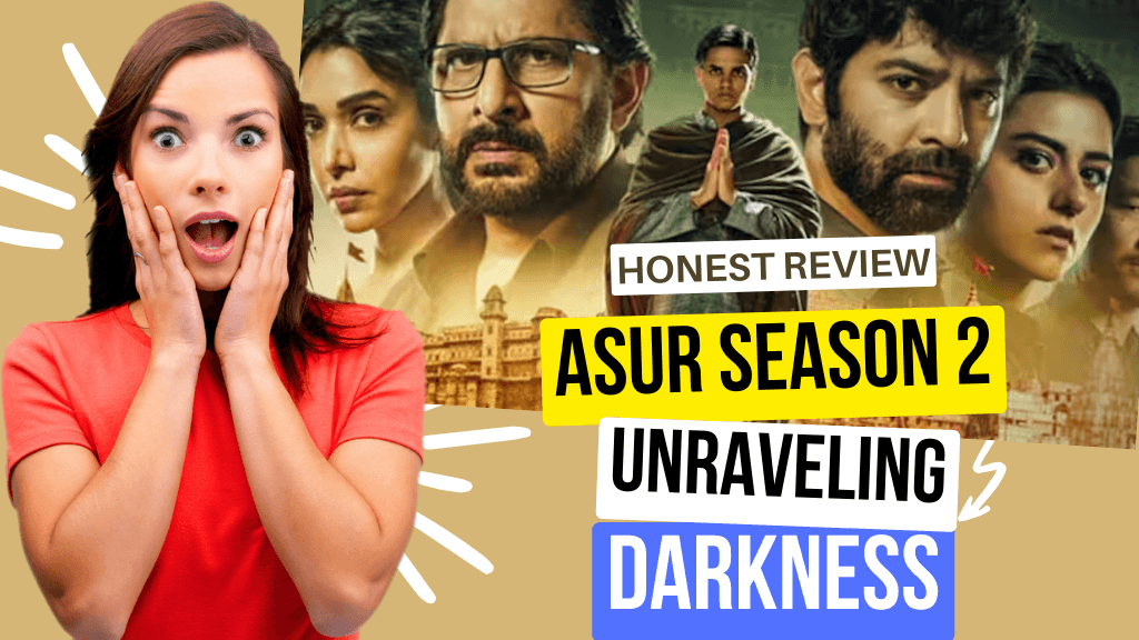 Web Series Asur Season 2 Review with a girl in Red Tshirt