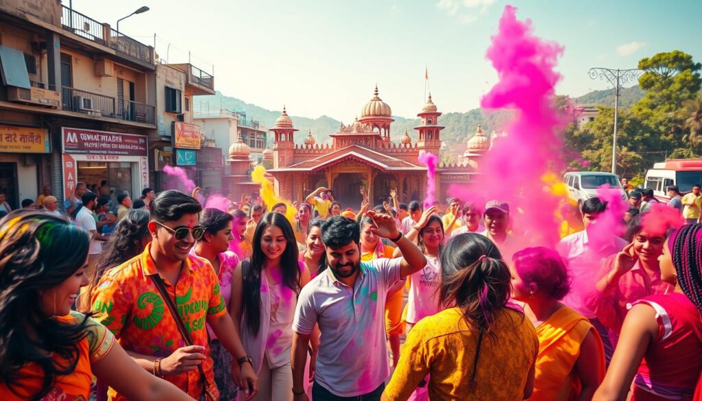 Holi celebrations in Bollywood genres