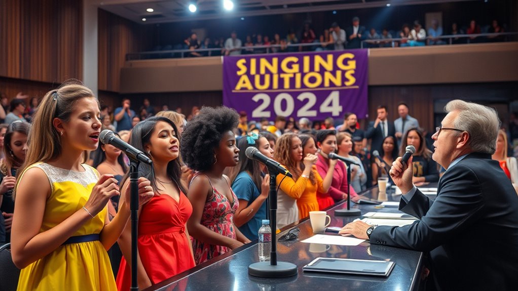 auditioning for career opportunities