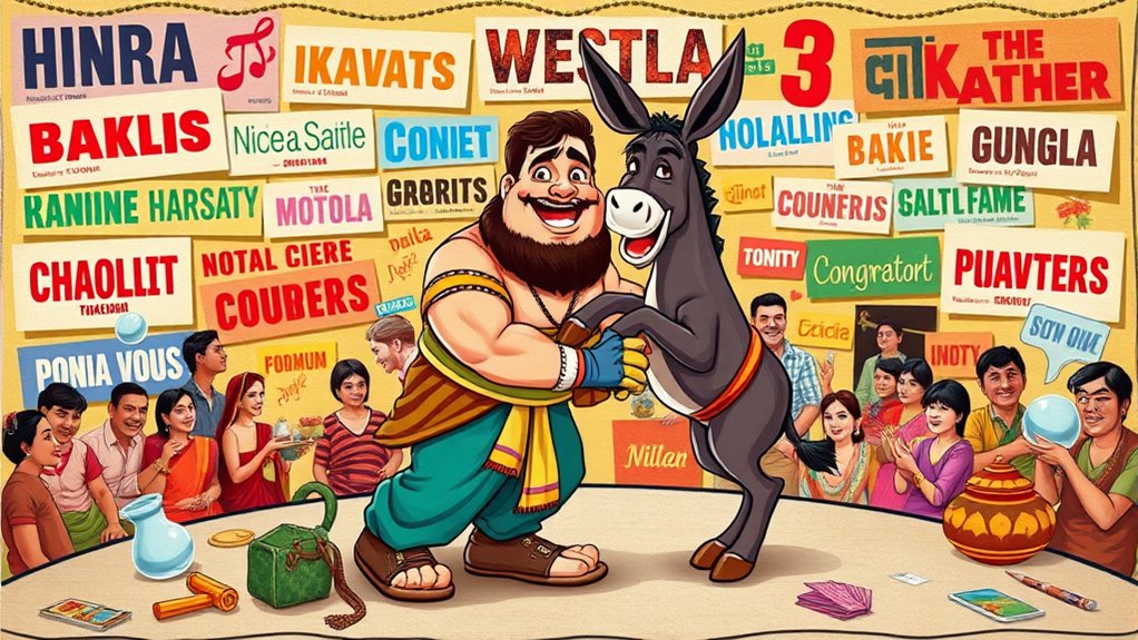 blessings on wrestler donkey