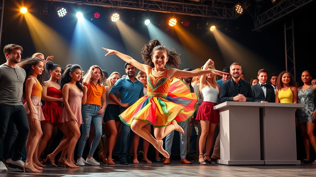 contestants join the competition