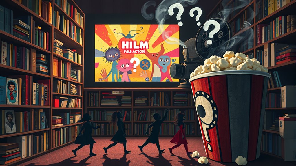 satirical abstract cinematic exploration