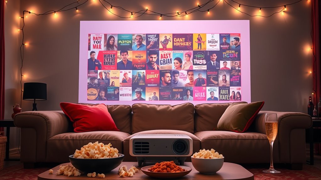 unique movie night preparations