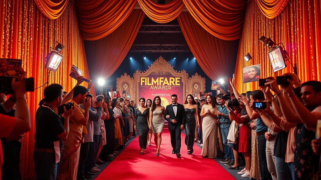 attend glamorous bollywood awards