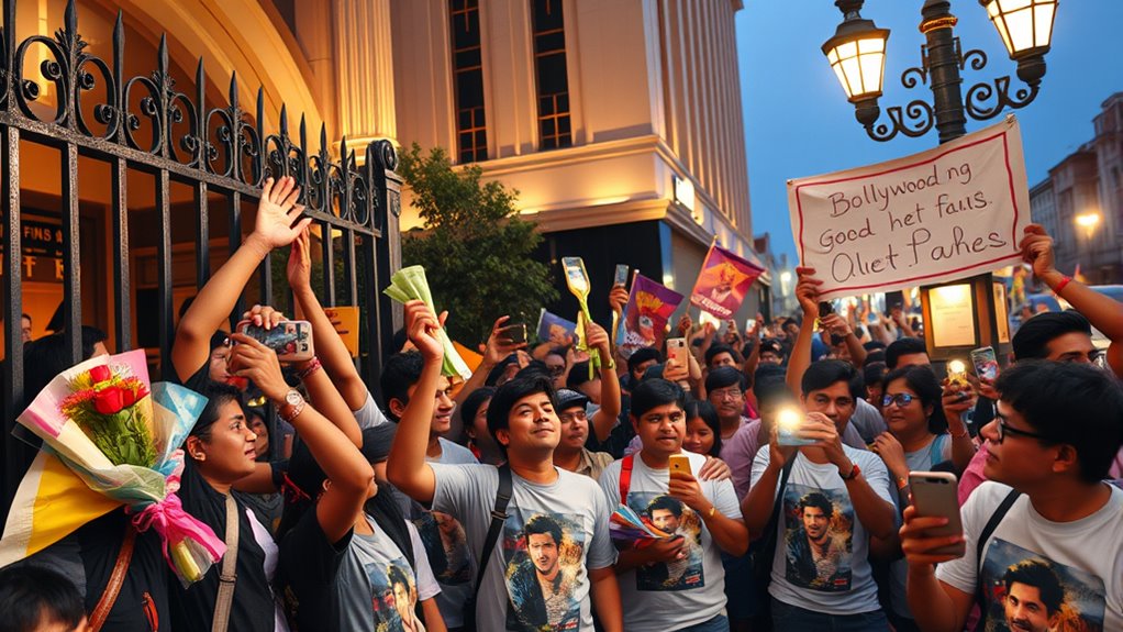 fan antics for bollywood stars
