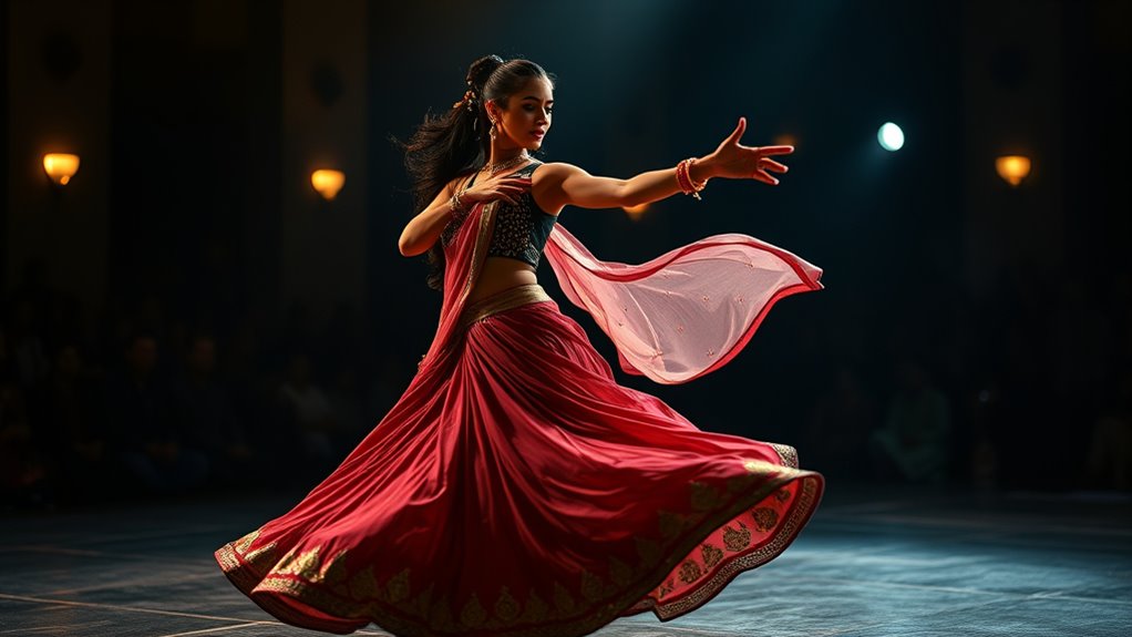 graceful precise dance movements