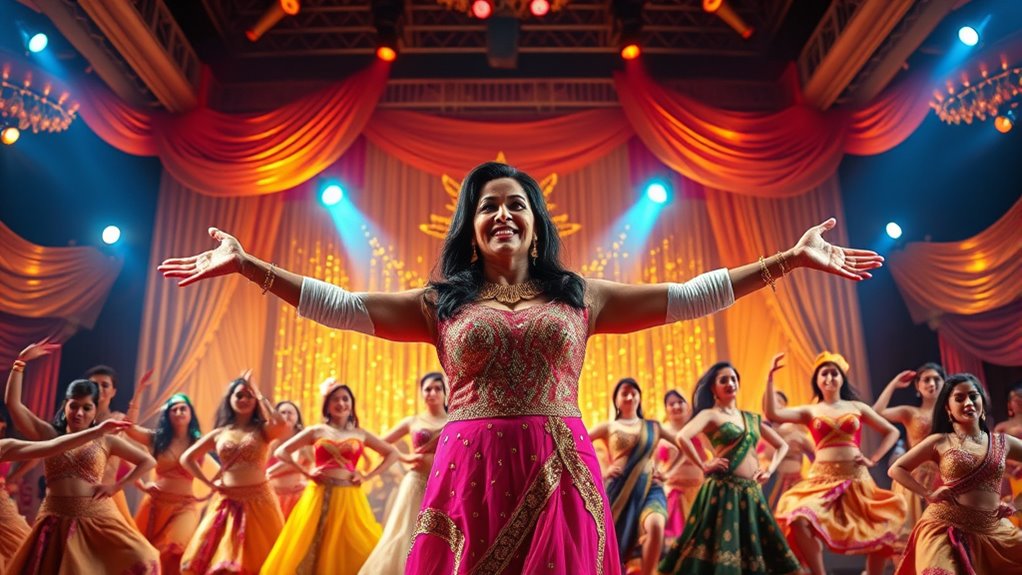 grand expressive bollywood choreography