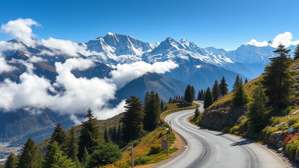 high altitude himalayan mountain pass