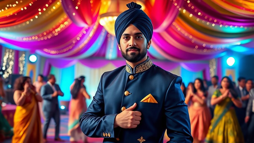 modern groom swagger celebrations