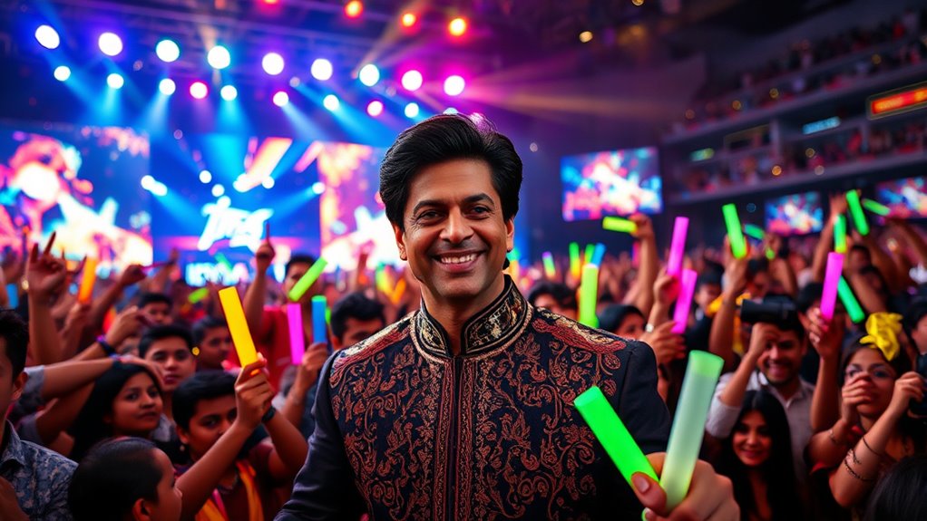 shah rukh khan s stylish stage presence