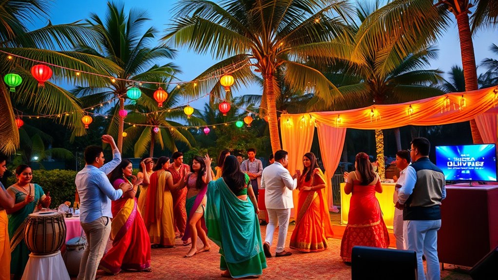 vibrant bollywood party planning