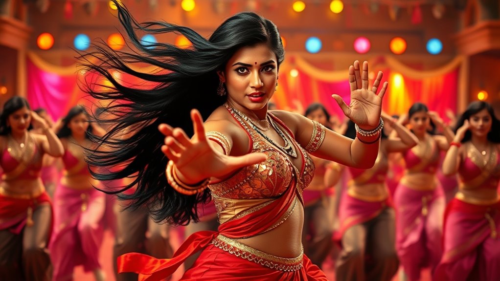 vibrant choreography enhances performance