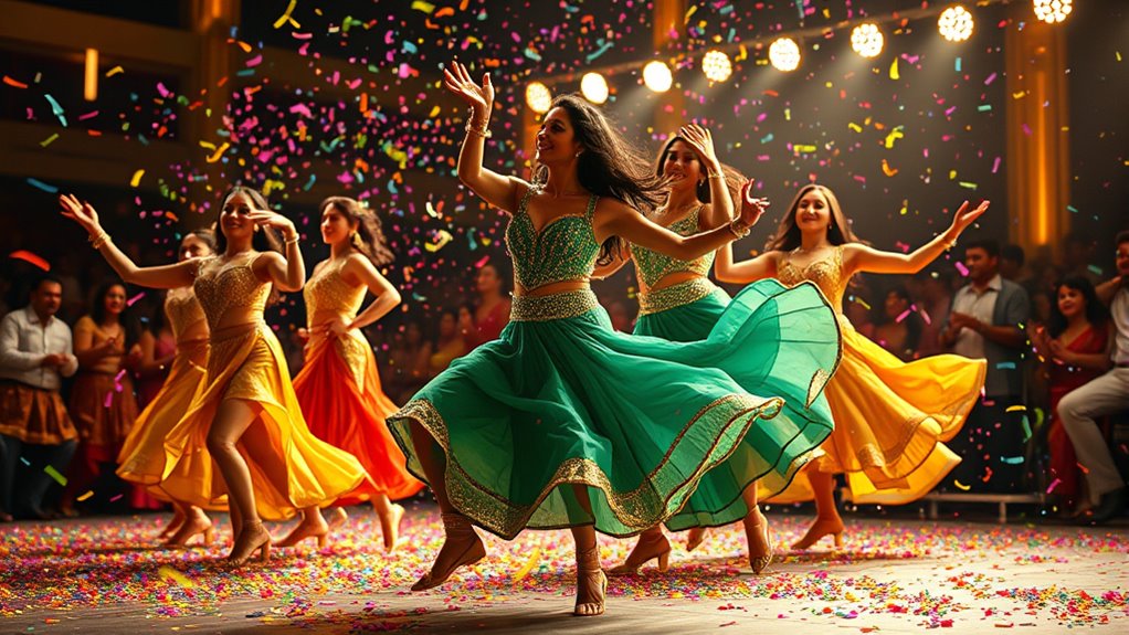 vibrant cultural dance icon