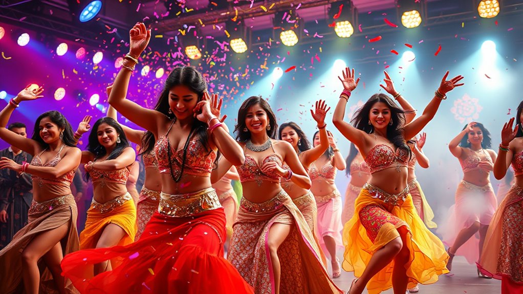 vibrant energetic dance performance