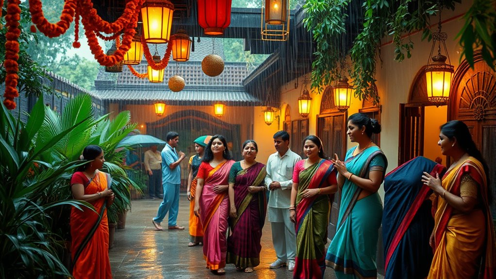 vibrant indian family life