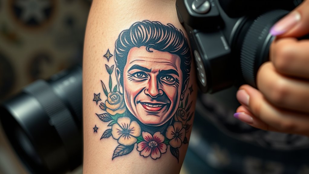 bollywood fan tattoo tribute