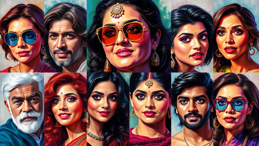 bollywood icons fan art