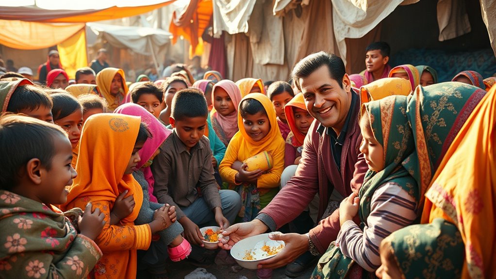 celebrities engaging in philanthropy