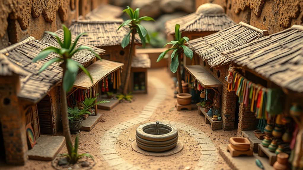 create authentic rural village