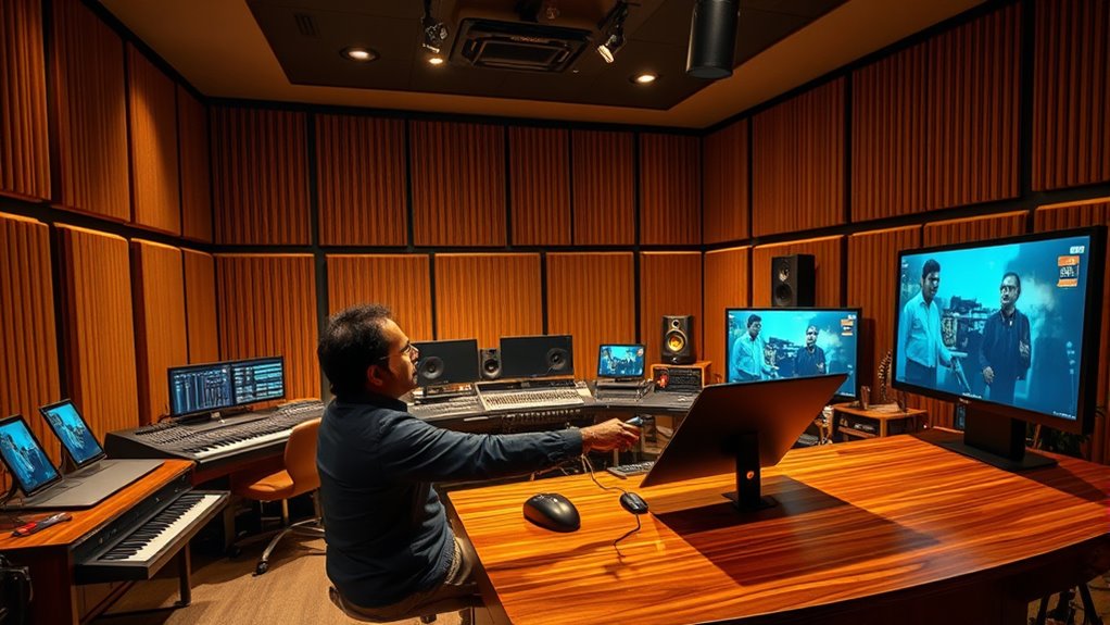creative organized music sanctuary