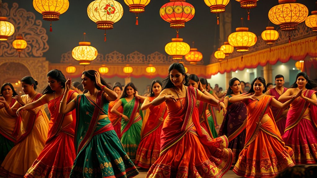 cultural garba dance portrayal