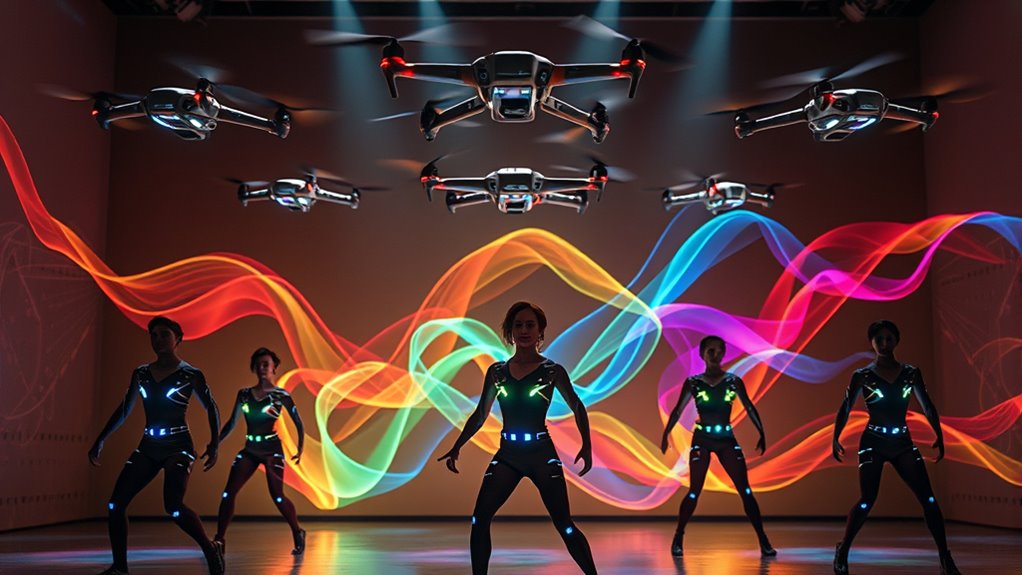 drones ar motion capture