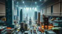 indoor bollywood city construction