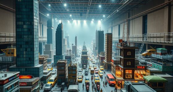 indoor bollywood city construction