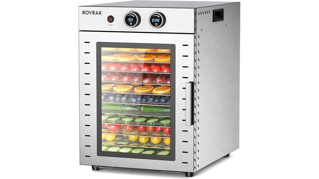 12 tray food dehydrator