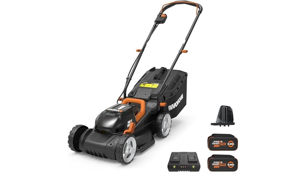 40v 14 inch lawn mower