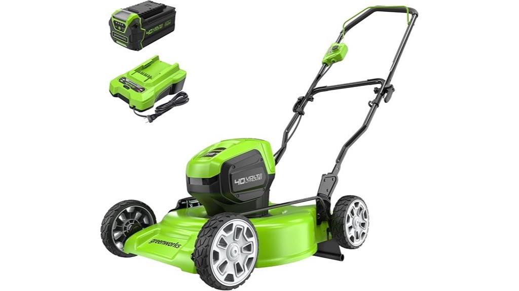 40v brushless lawn mower