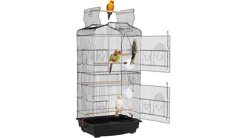 41 inch open bird cage