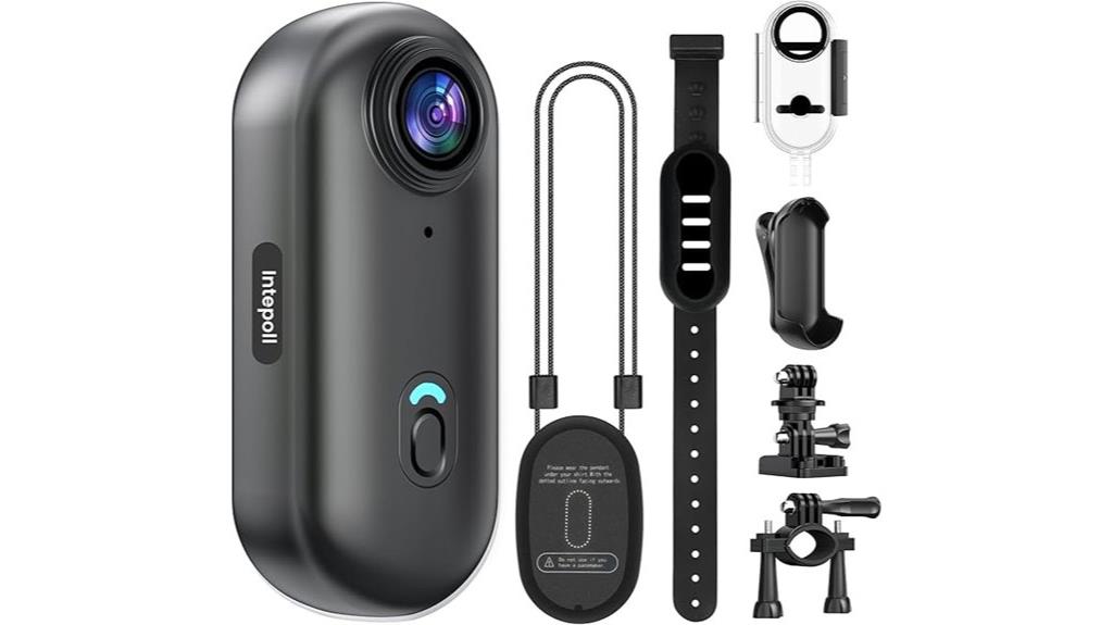 4k waterproof wearable camera