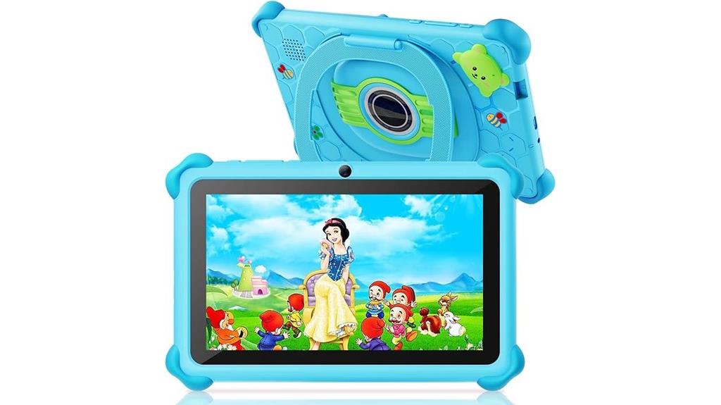 7 inch kids tablet with case