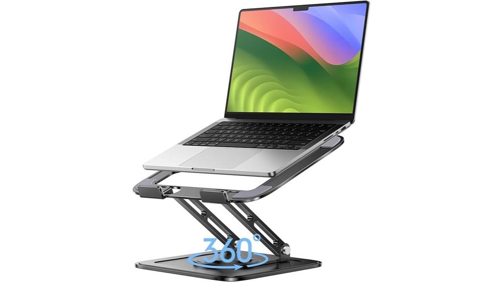 adjustable 360 laptop stand