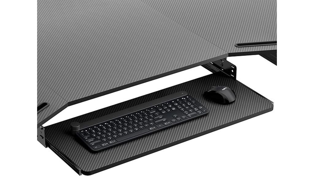 adjustable desk keyboard tray