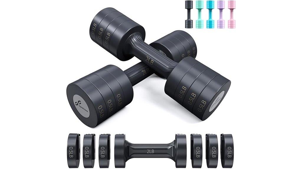 adjustable dumbbells 5 lbs