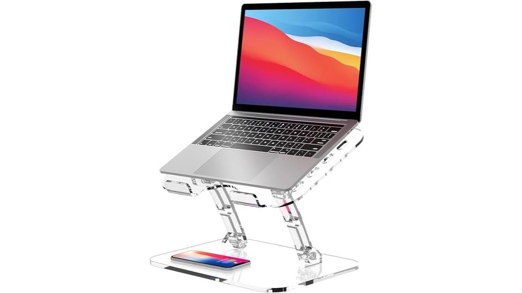 adjustable foldable laptop stand