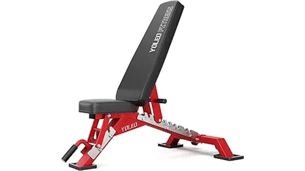 adjustable home gym bench