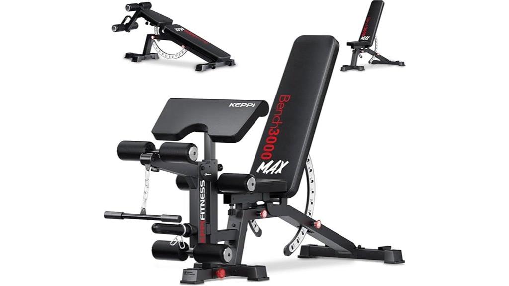 adjustable home gym bench