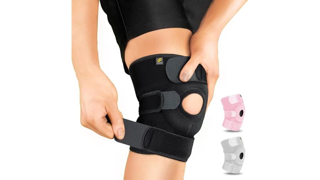 adjustable knee support brace