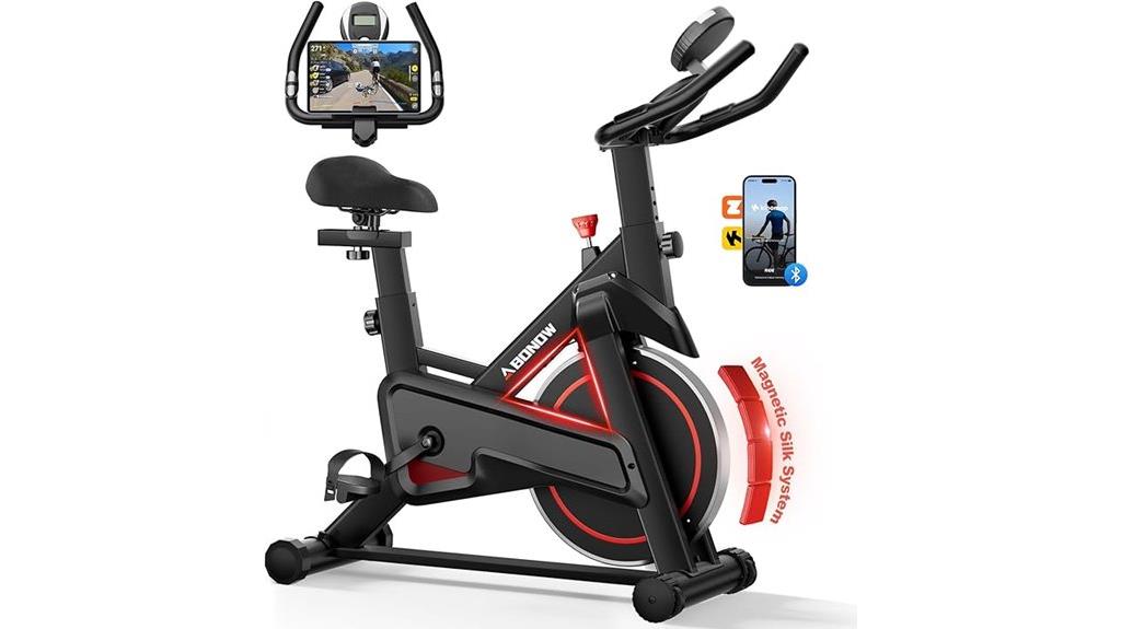 adjustable magnetic resistance exercise bike