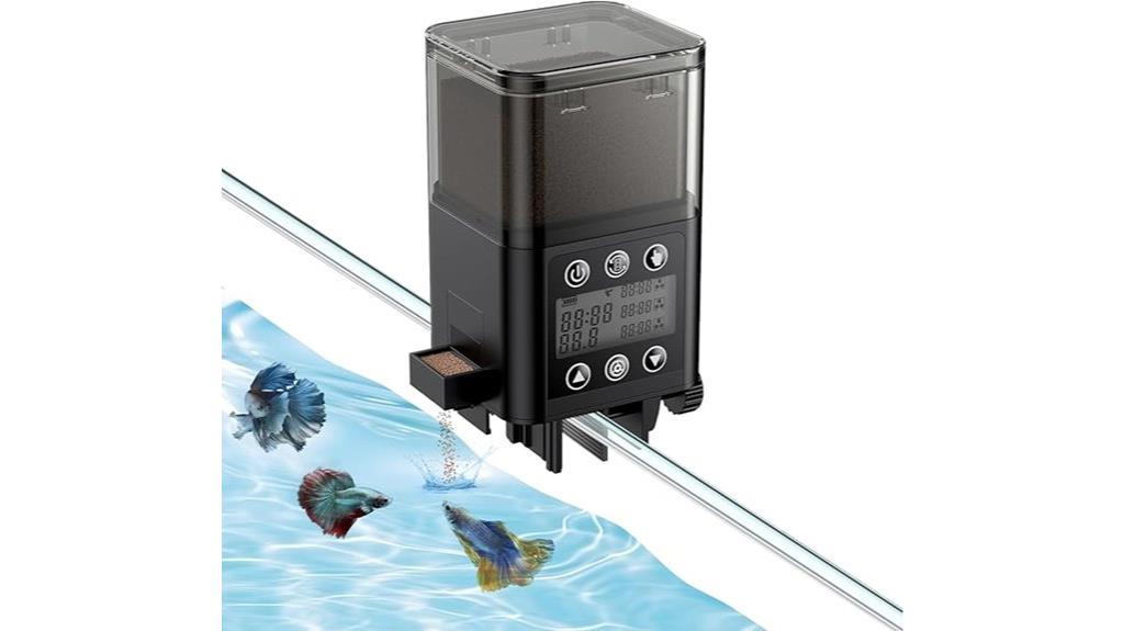 automatic fish feeding device