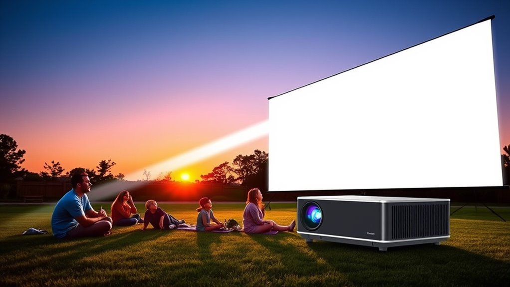 best daytime outdoor projectors