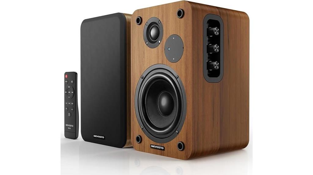 bluetooth bookshelf speaker system