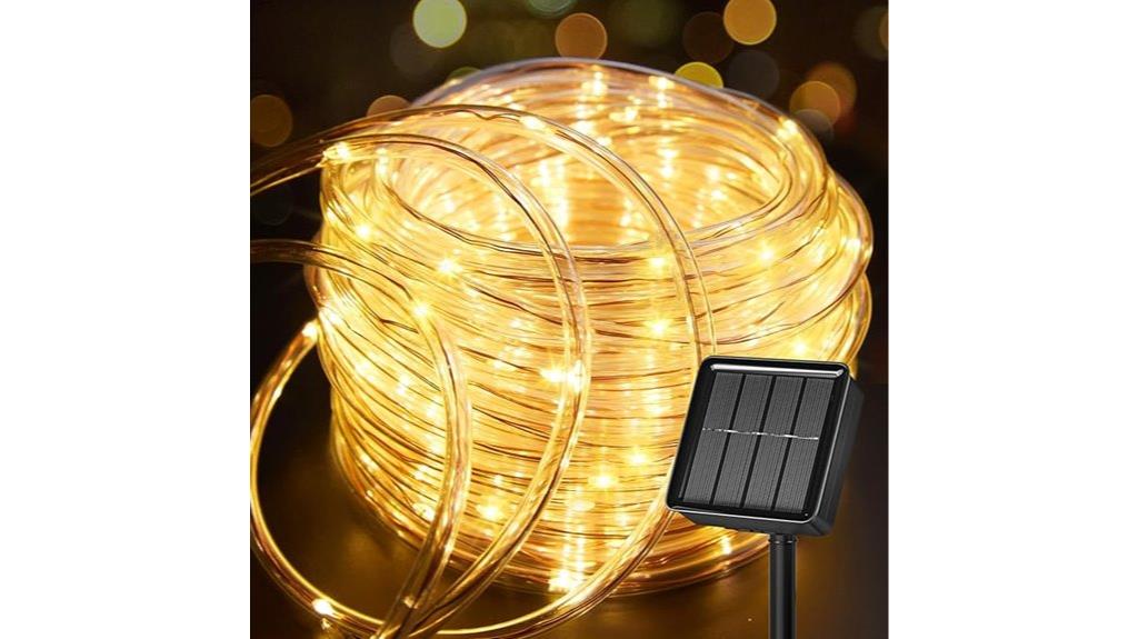 brightown solar rope lights