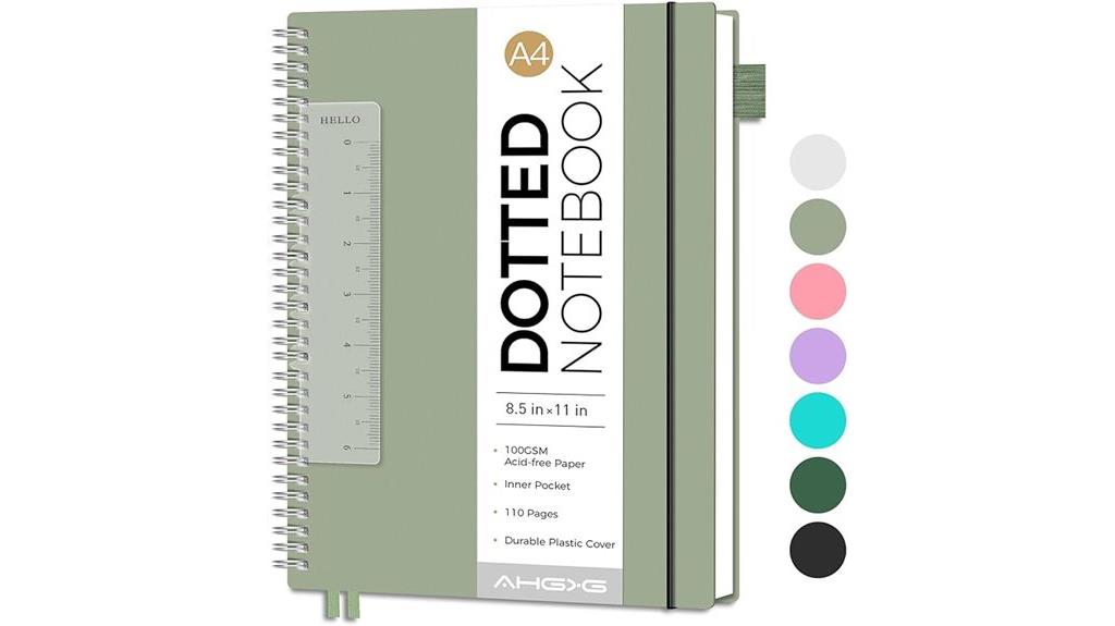 bullet dotted grid journal