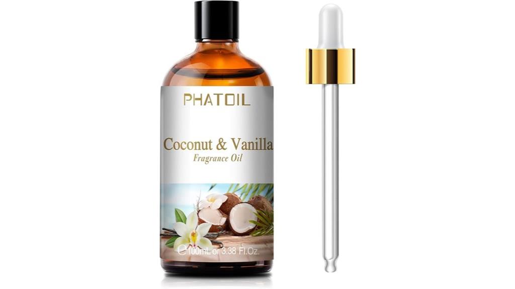 coconut vanilla aromatherapy oils