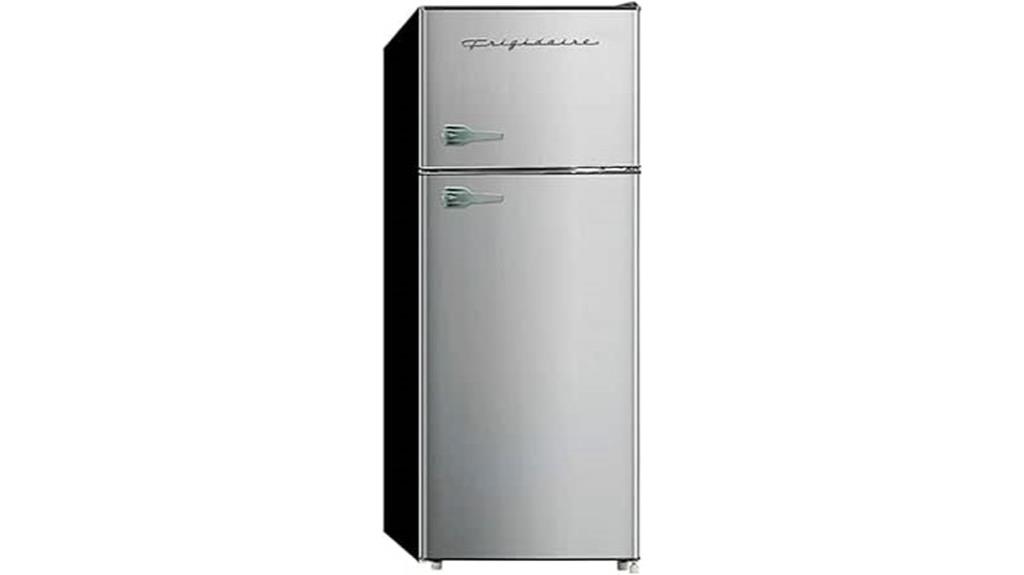 compact two door fridge