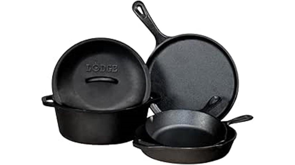 complete lodge cast iron set